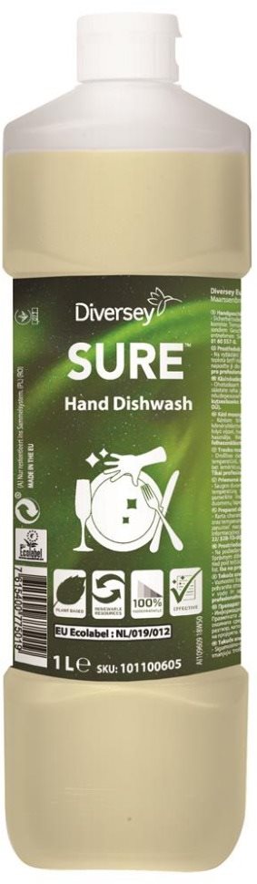 SURE kézi mosogatószer 1 l Öko mosogatószer