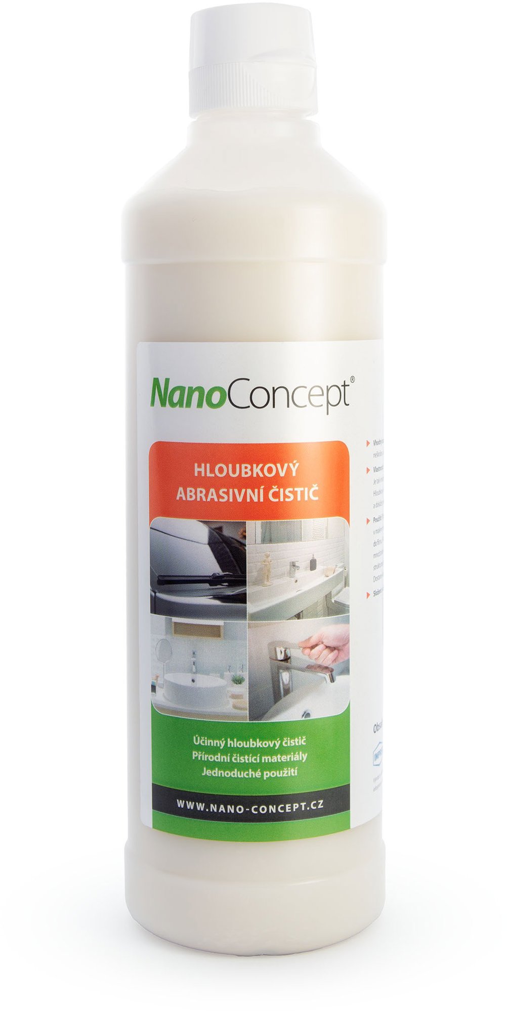 NanoConcept abrasivní čistič 500 ml Čisticí prostředek