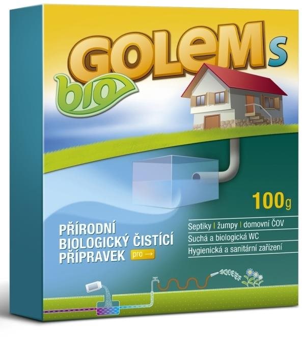 BIO GOLEM S na septiky a žumpy, 100 g Ekologický čistiaci prostriedok