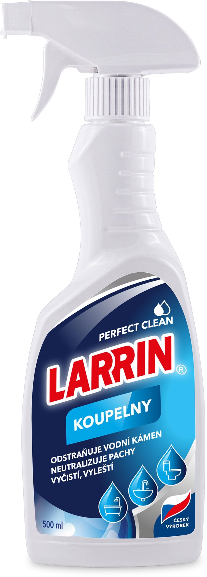 LARRIN čistič na kúpeľne v spreji 500 ml Čistič kúpeľní
