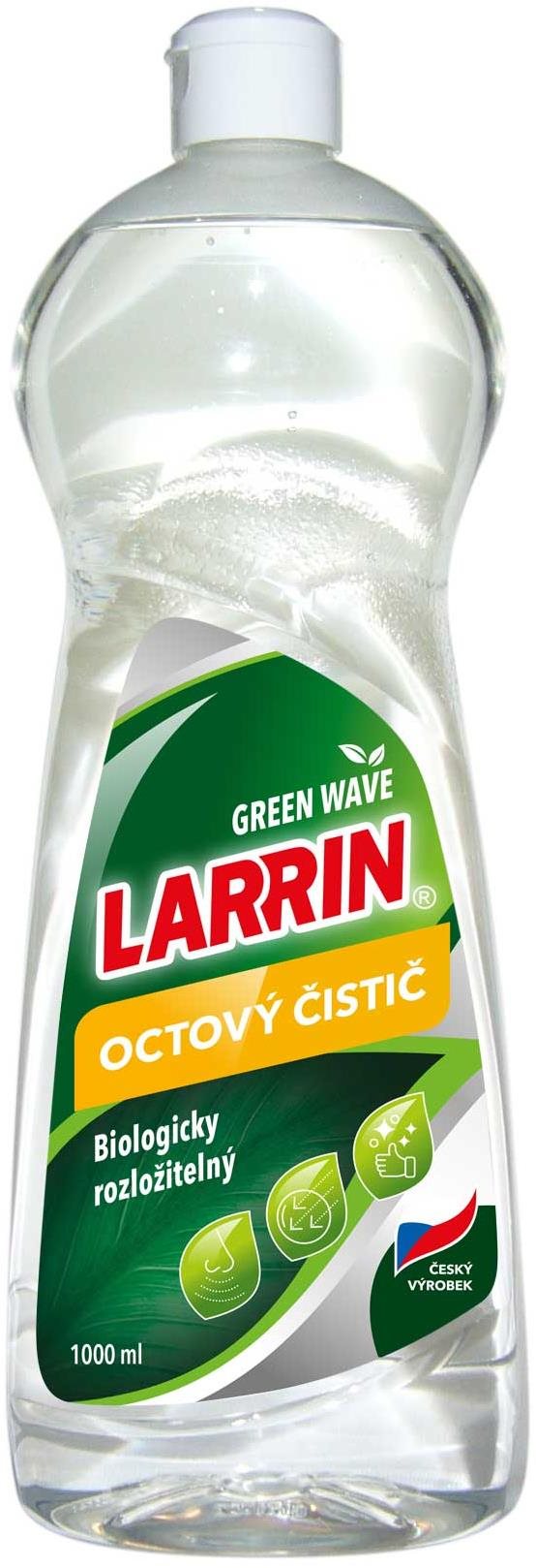 LARRIN Green Wave - Octový čistič, 1 000 ml Ekologický čistiaci...