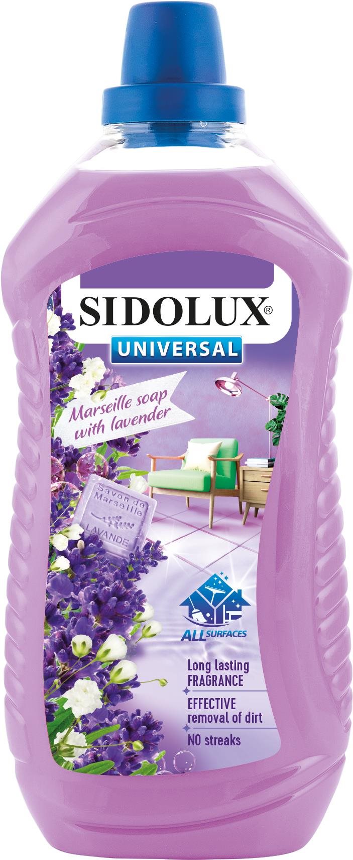 SIDOLUX Universal Soda Power Marseill Soap with Lavender 1 l Čistič...