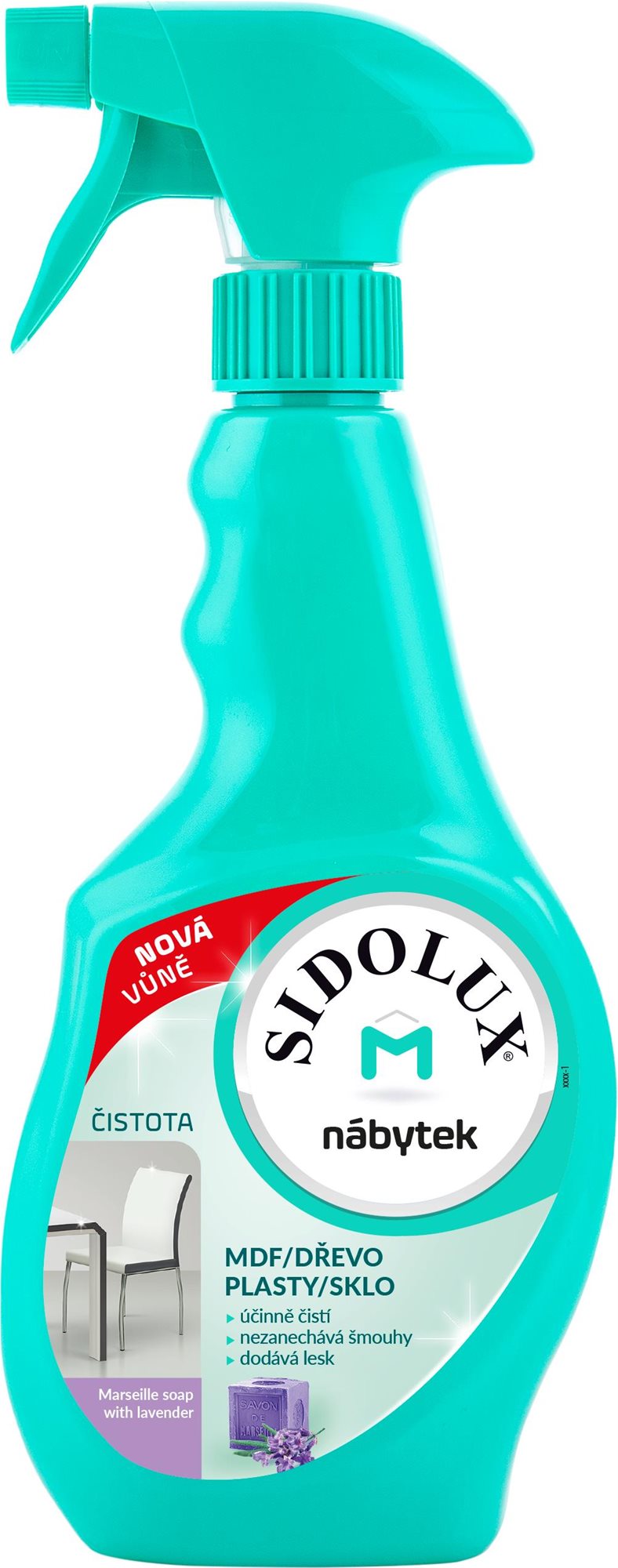 SIDOLUX M proti prachu Marseill Soap with Lavender 400 ml Čistiaci...