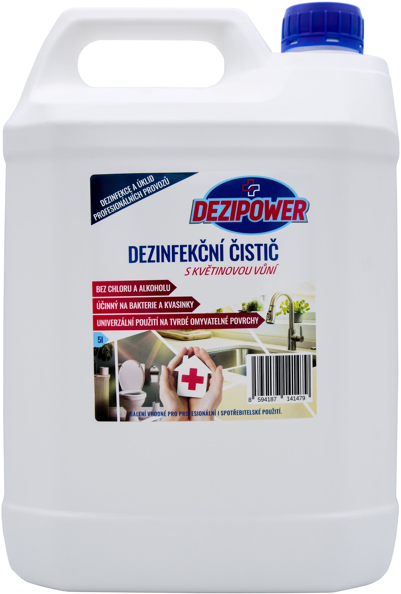 DEZIPOWER fertőtlenítő tisztítószer virágillattal 5 l Fertőtlenítő