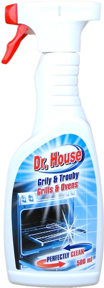 DR. HOUSE čistič grilov a rúr v rozprašovači 500 ml Čistič...
