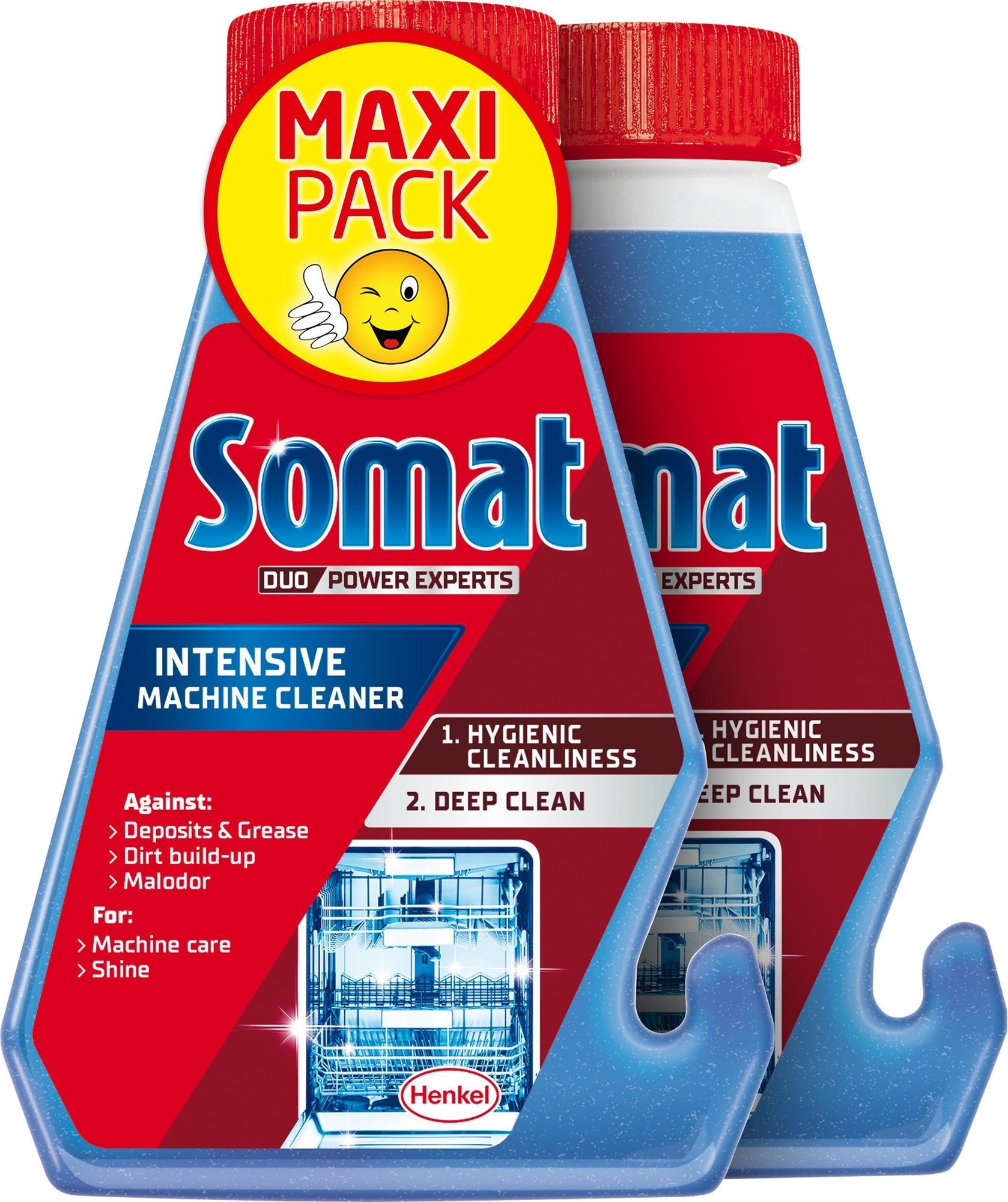 SOMAT mosogatógép tisztítószer 2× 250 ml Mosogatógép tisztító