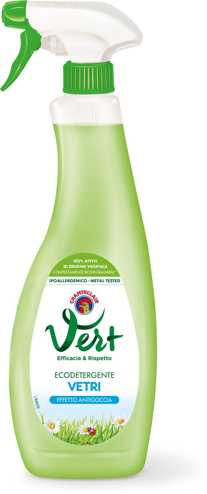 CHANTE CLAIR Vert Vetri ablaktisztító 625 ml Környezetbarát...
