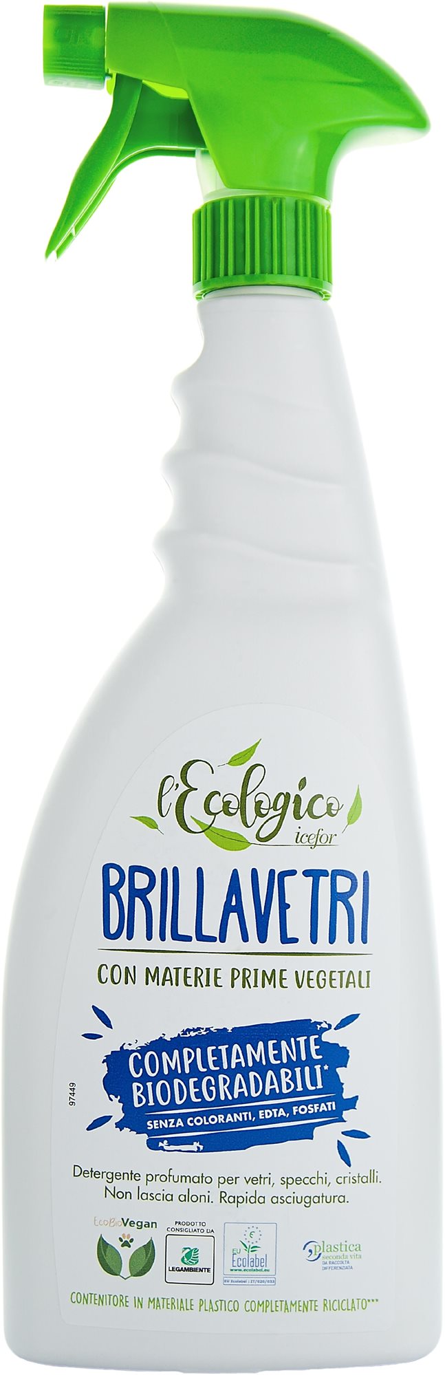 ICEFOR L'Ecologico Brillavetri 750 ml Ekologický čistiaci prostriedok