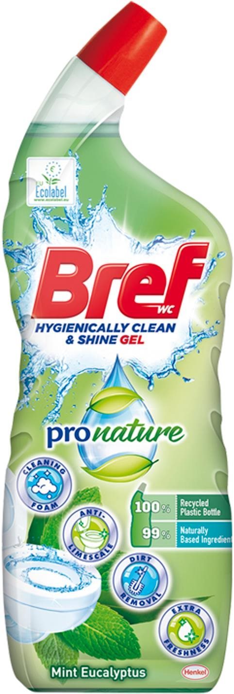 BREF Pro Nature Mint & Eucalyptus 700 ml WC čistič