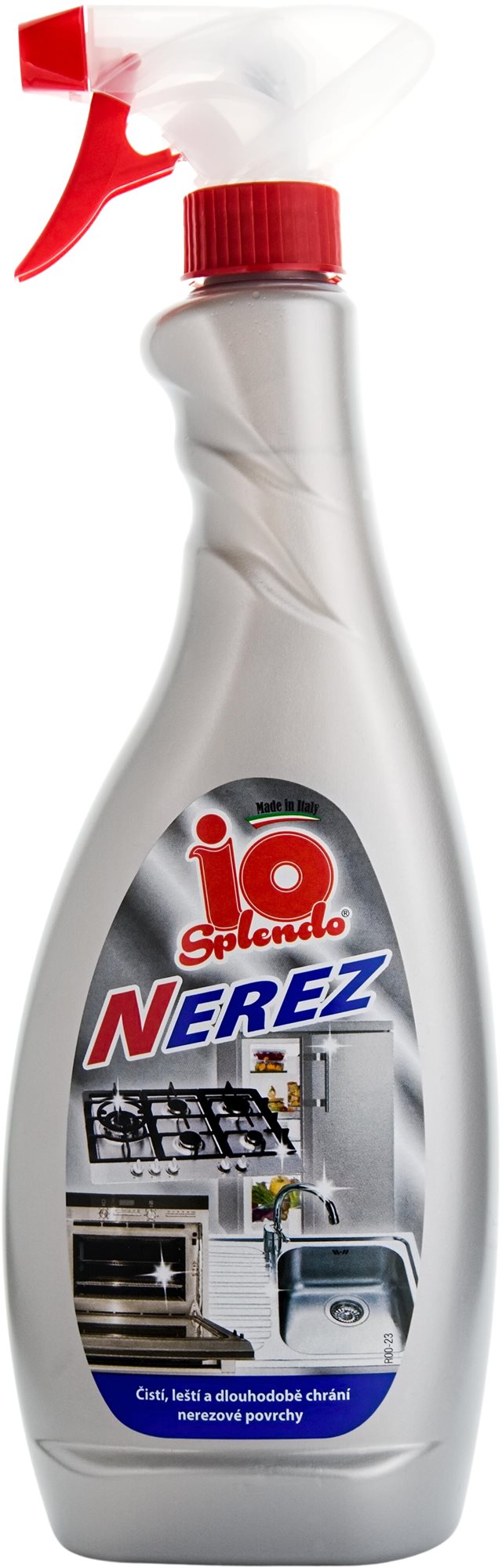 IO Splendo - rozsdamentes acél, 750ml Tisztítószer