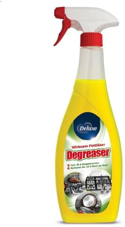 DELUXE Degreaser účinný odmasťovač 750 ml Čistič kuchynských...