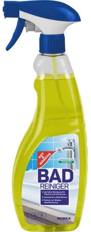 GUT UND GÜNSTIG BadReiniger Fürdőszoba tisztító, 1 l Fürdőszoba...