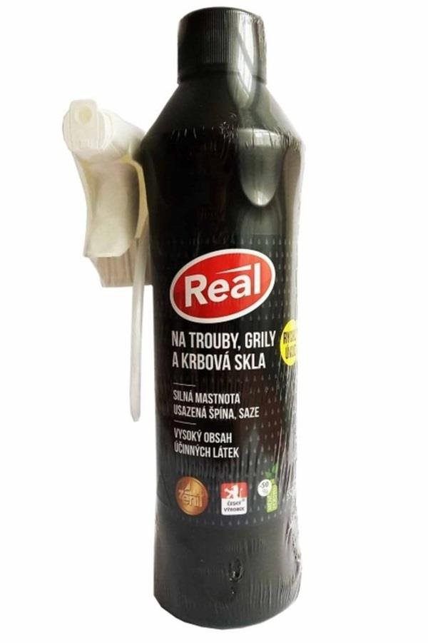 REAL tisztítószer sütőkhöz, grillekhez és kandalló üvegekhez 550 g...