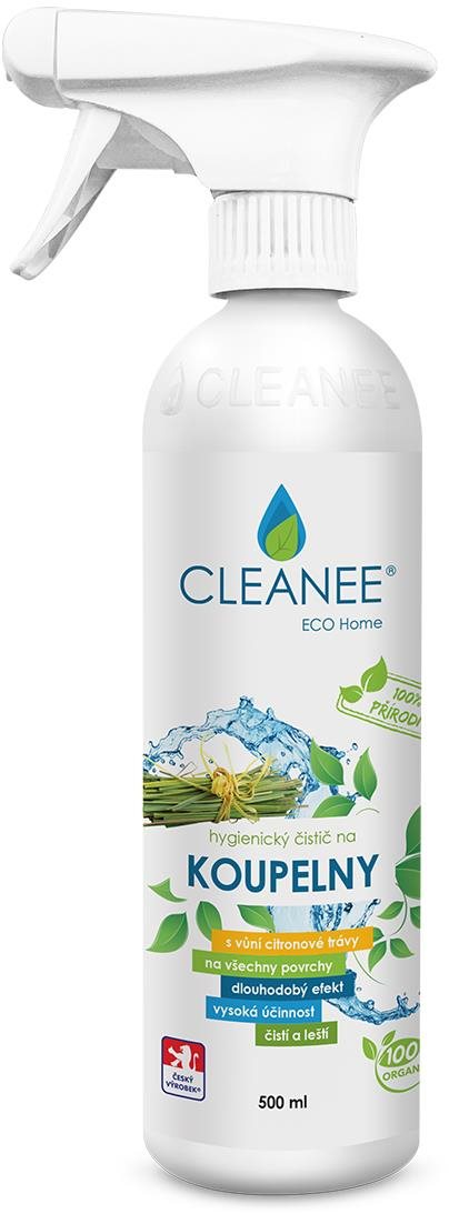 CLEANEE Eco higiénikus fürdőszobatisztító, citromfű, 500 ml...