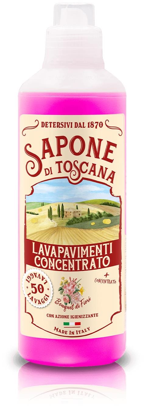 SAPONE DI TOSCANA Pavimenti Bouquet di Fiori Concentrato 1 l Čistič...