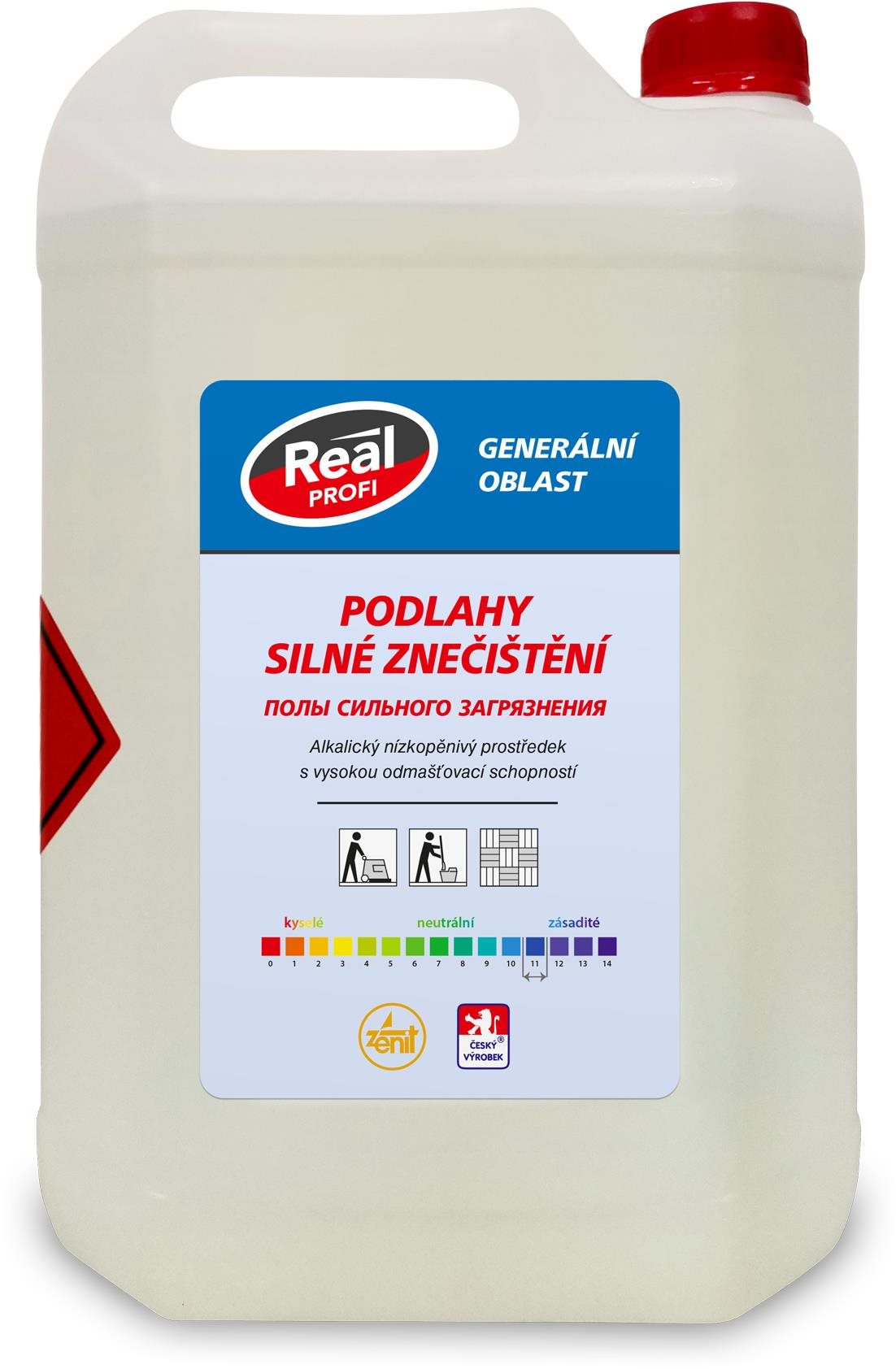 REAL PROFI Podlahy silné znečistenie 5 l Čistič na podlahy