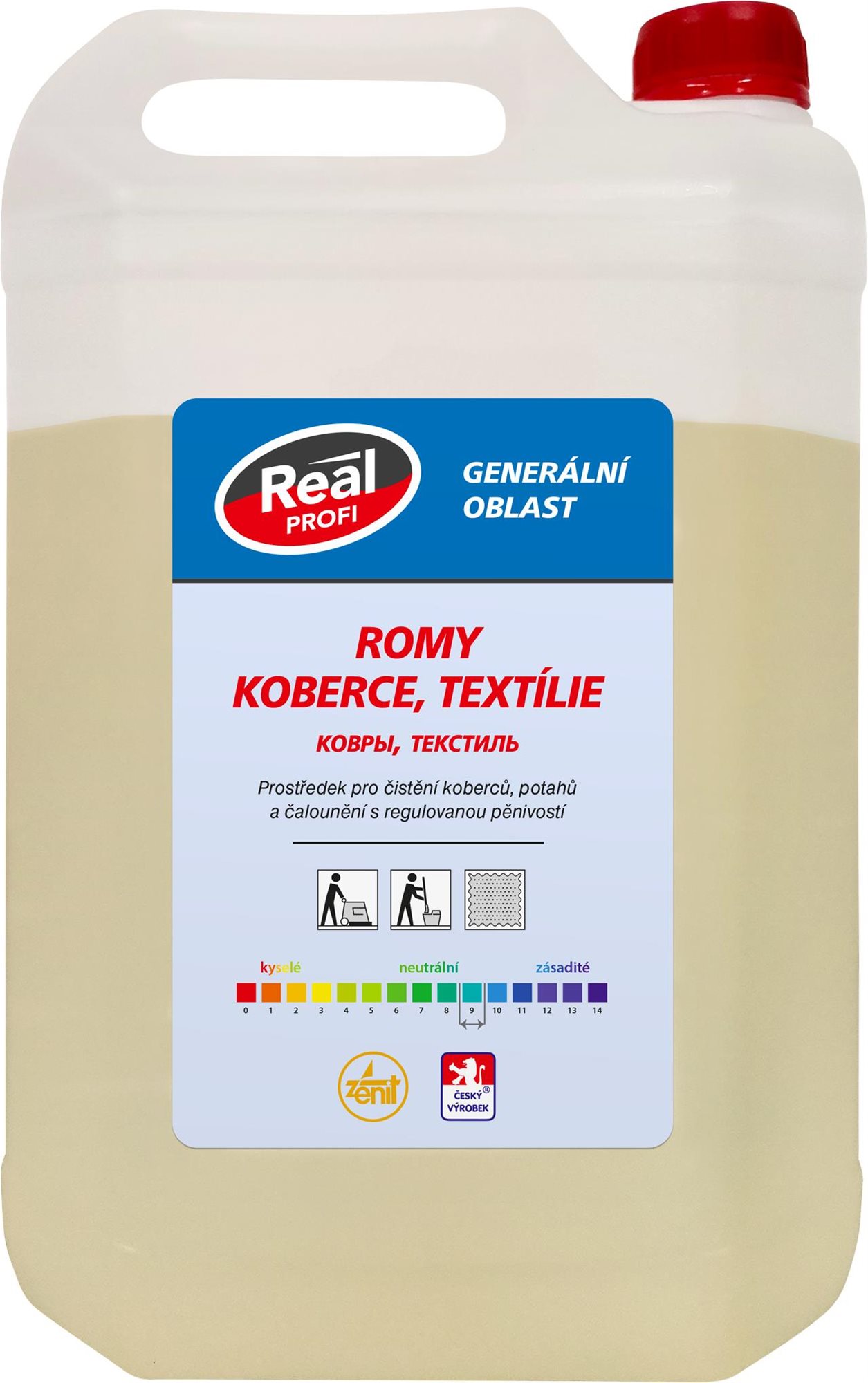 REAL PROFI Romy szőnyegekhez, 5 l Szőnyegtisztító