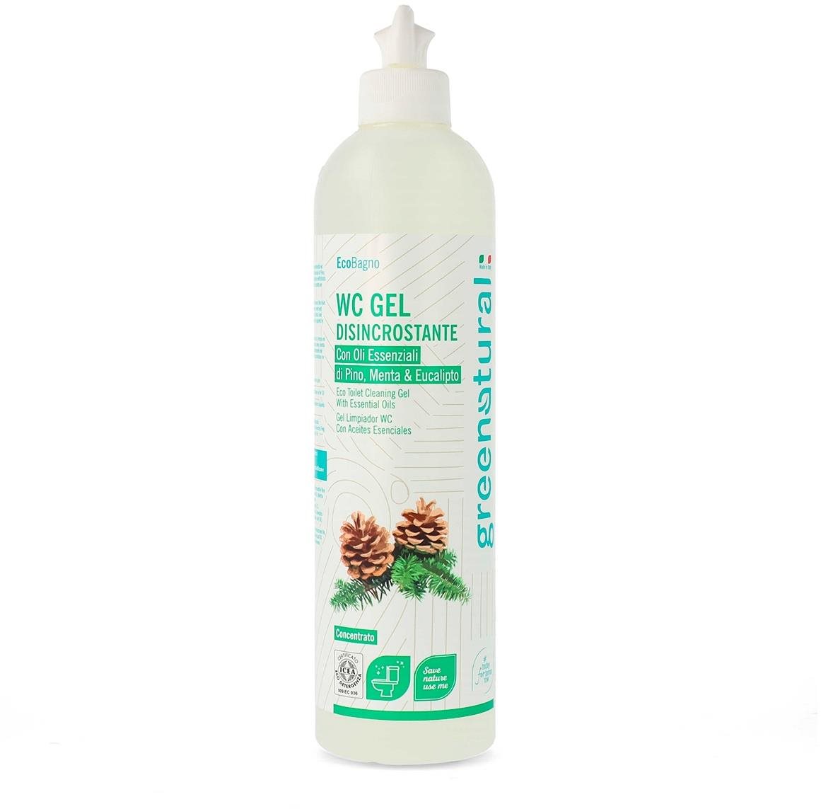 GREENATURAL Borovica, mäta a eukalyptus 500 ml WC čistič