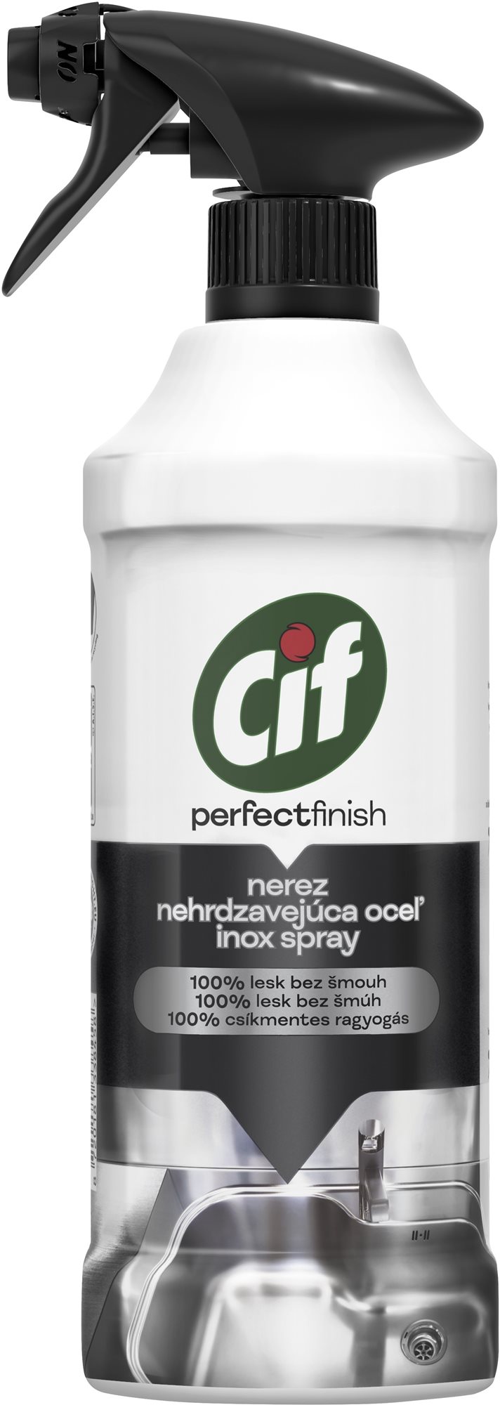 CIF Tisztítószer rozsdamentes acélra, 435 ml Rozsdamentes acél...