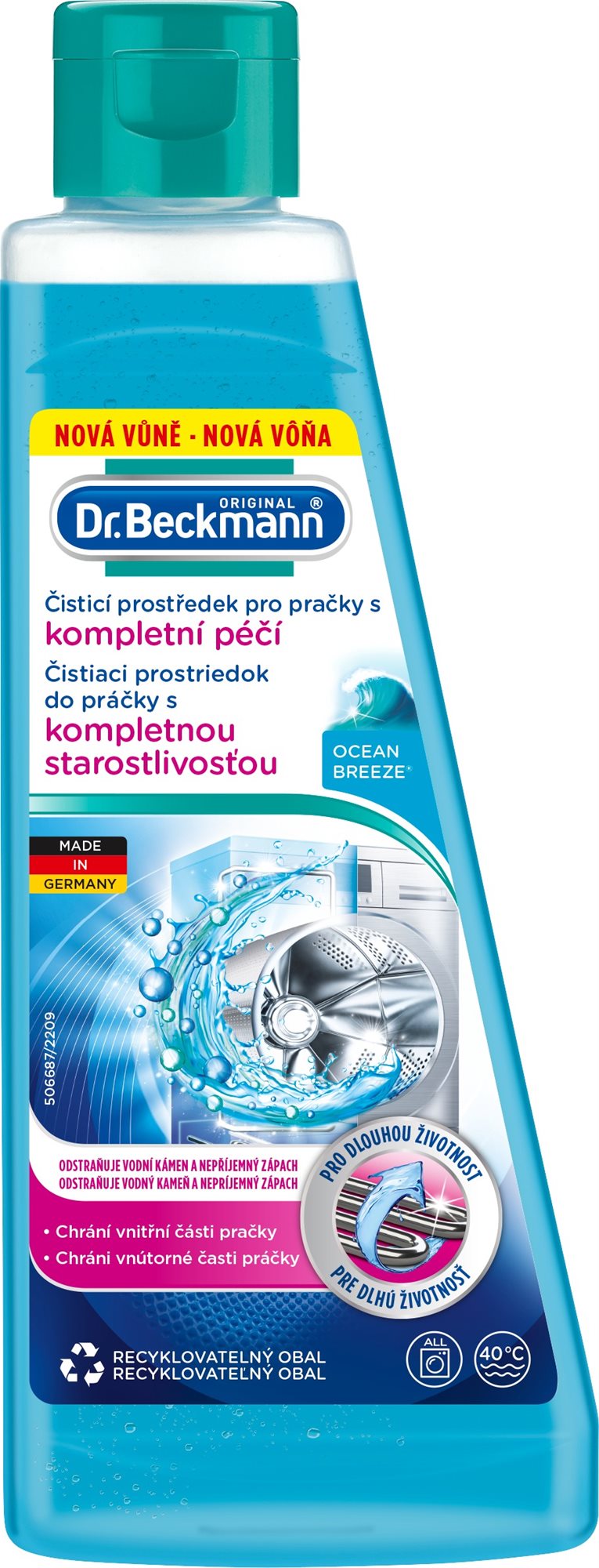 DR. BECKMANN čistič práčky 250 ml Čistič práčky