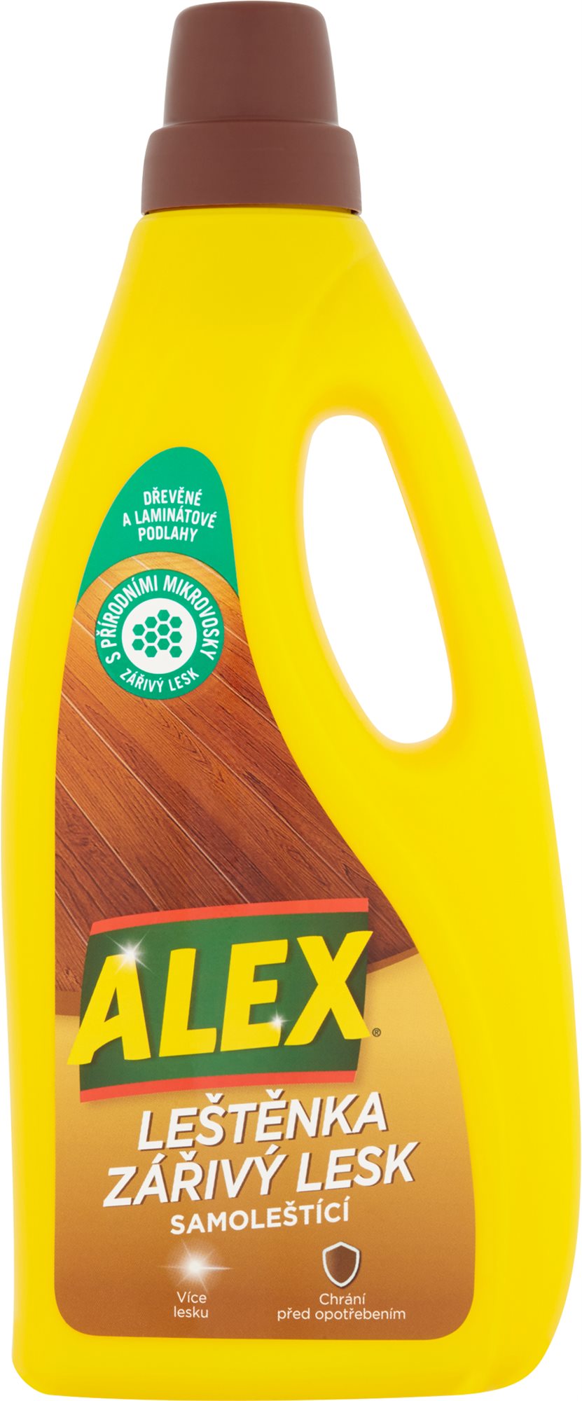 ALEX Leštenka a žiarivý lesk na drevo a laminát 750 ml Leštenka