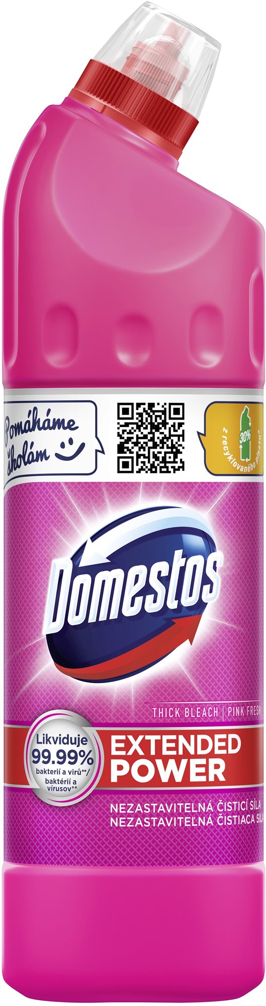 DOMESTOS Extended Pink 750 ml WC gél