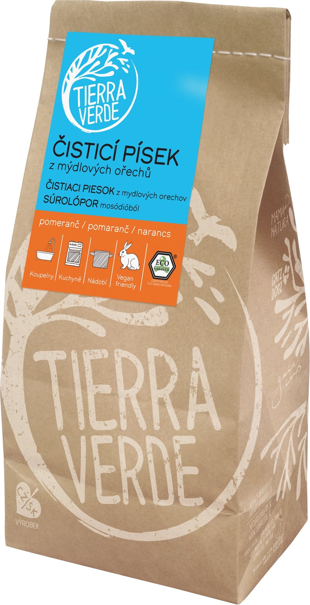 YELLOW & BLUE Čistiaci piesok 1 kg Ekologický čistiaci prostriedok