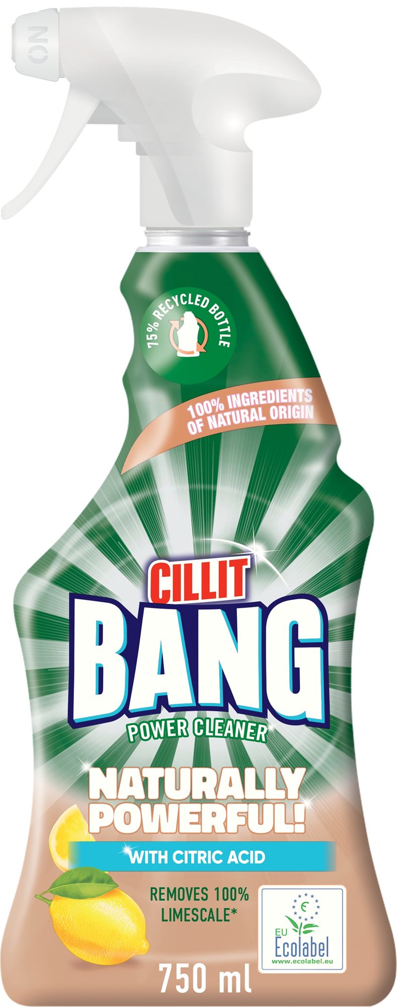 CILLIT BANG Odstraňovač vodného kameňa 750 ml Ekologický čistiaci...