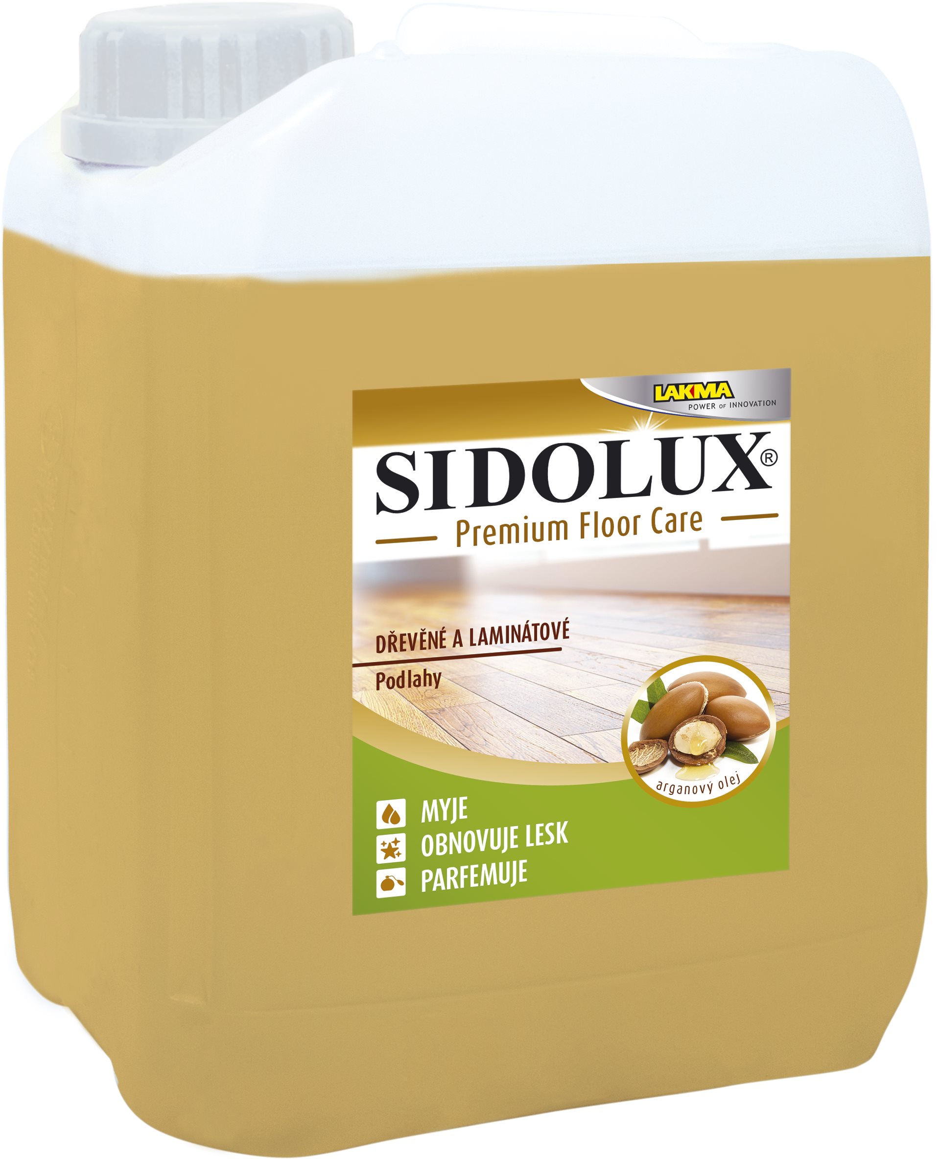 SIDOLUX Premium Floor Care s Arganovým olejom drevo a laminát 5 l...