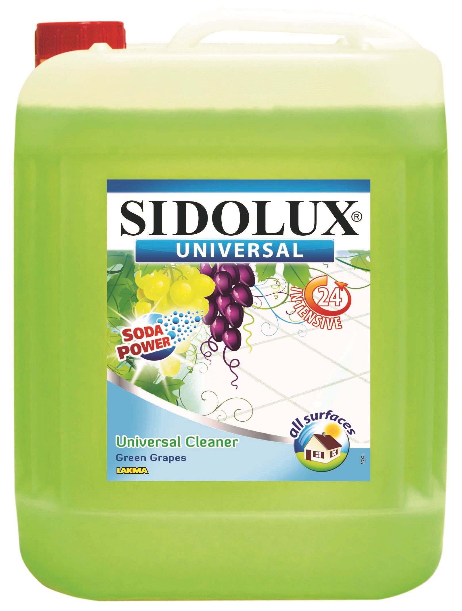 SIDOLUX Universal Soda Power Green Grapes 5 l Umývací prostriedok