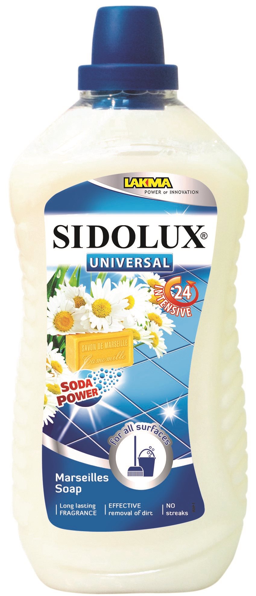 SIDOLUX Universal Soda Power Marseilles Soap 1 l Čistič na podlahy