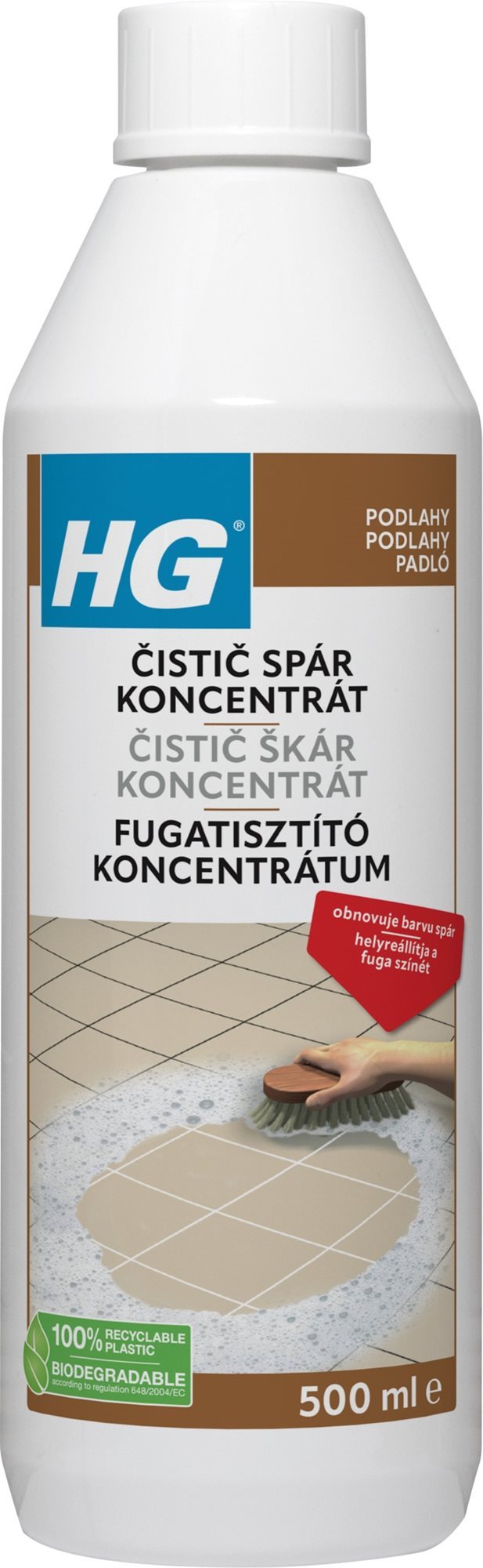 HG Koncentrovaný čistič škár 500 ml Čistič škár