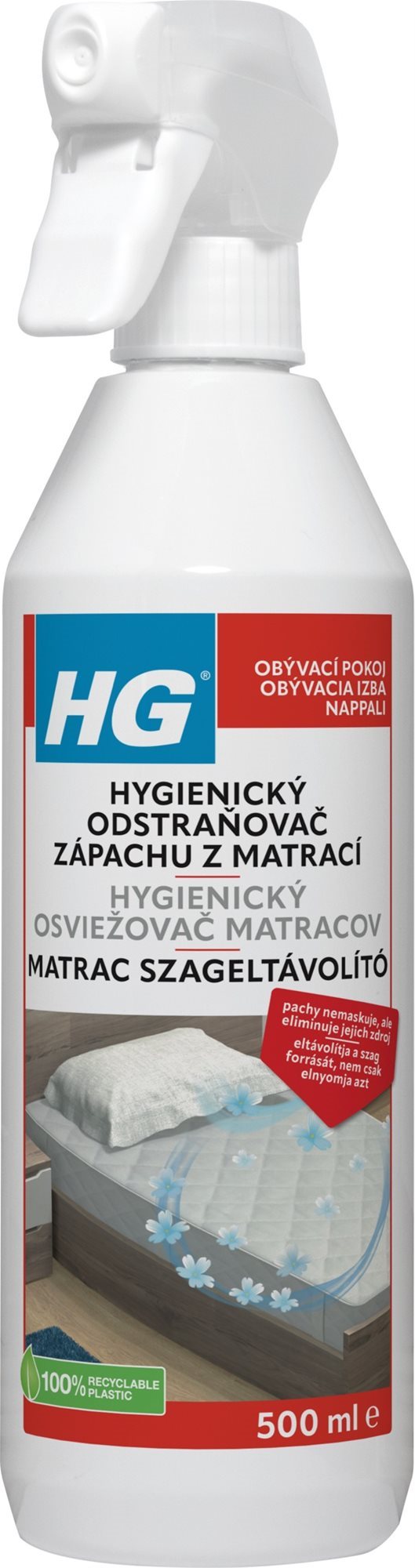 HG Hygienický osvěžovač matrací 500 ml Čisticí prostředek