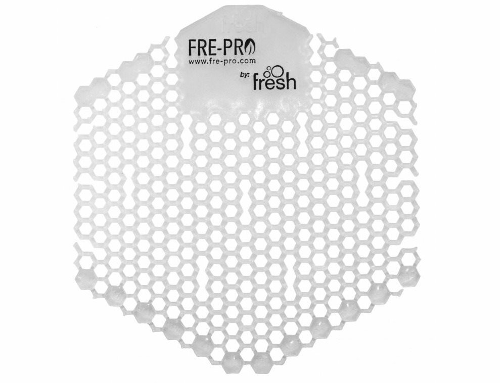 FREPRO Wave sitko do pisoára, vôňa zemolezu, číre Vôňa do pisoára