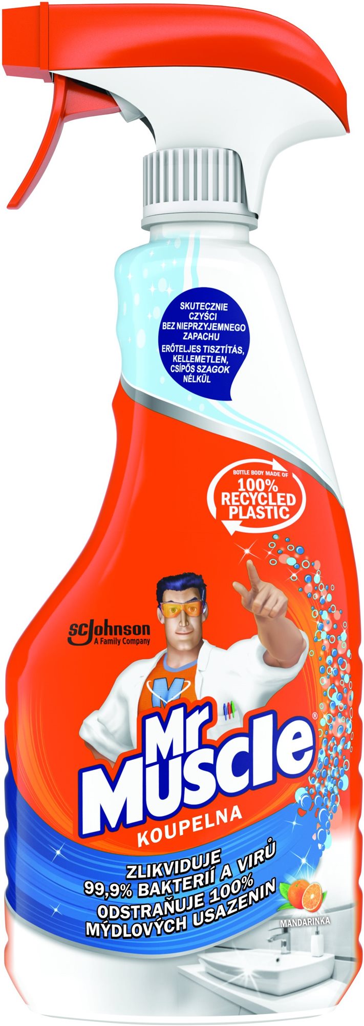 MR. MUSCLE  Kúpeľňa mandarínka 500 ml Čistič kúpeľní