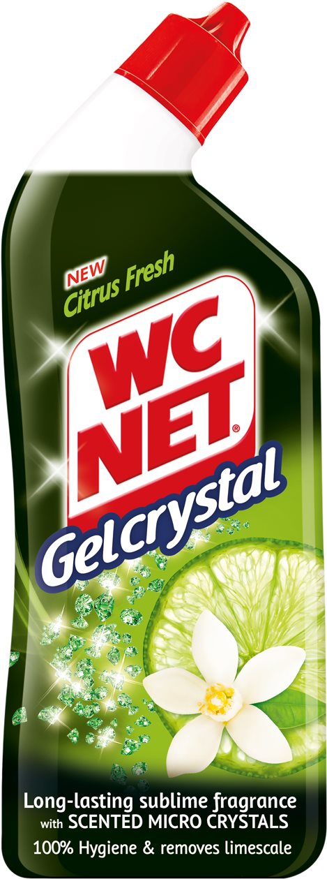 WC NET Gel Crystal Citrus Fresh 750 ml WC gél