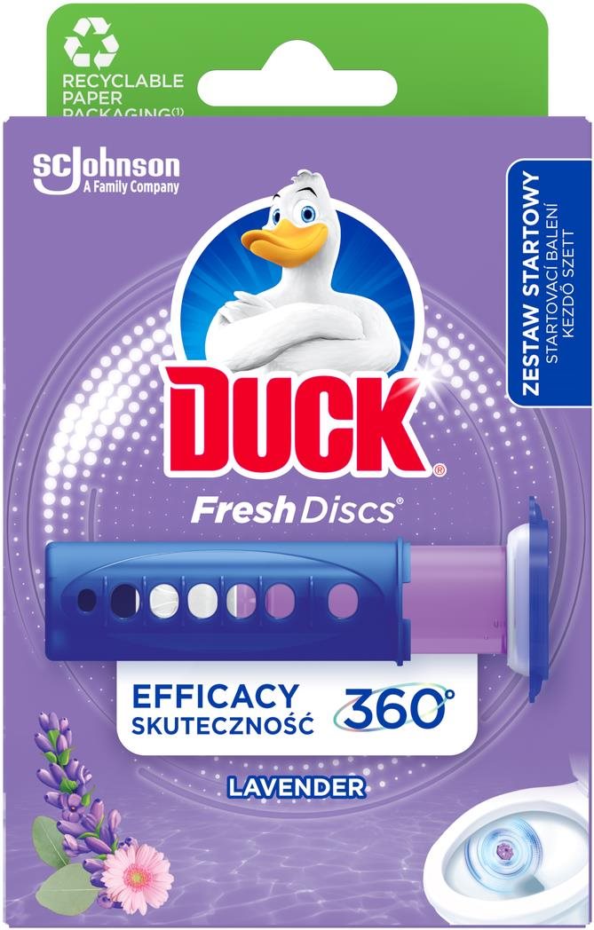 DUCK Fresh Discs Levanduľa 36 ml WC blok
