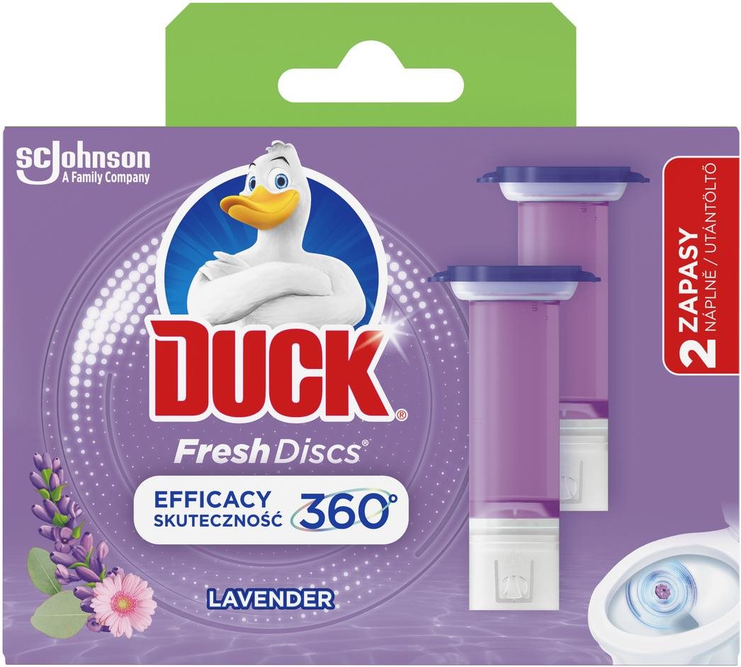 DUCK Fresh Discs Levendula 2× 36 ml WC golyó
