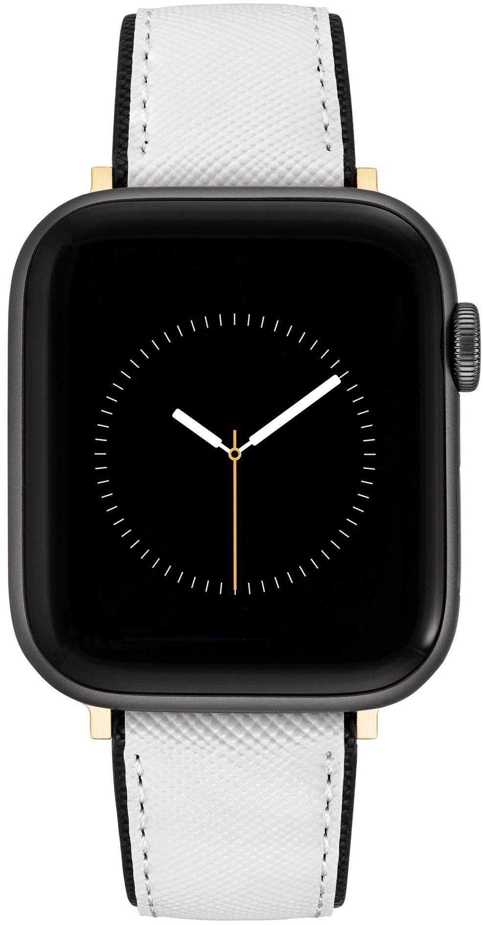 Nine West Remienok z umelej kože bielo-čierny, pre Apple Watch 38 –...