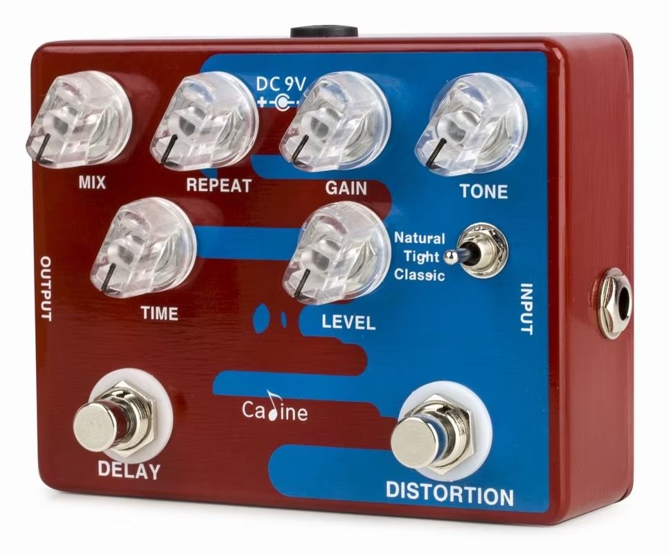 CALINE CP-68 Distortion Delay Gitarový efekt