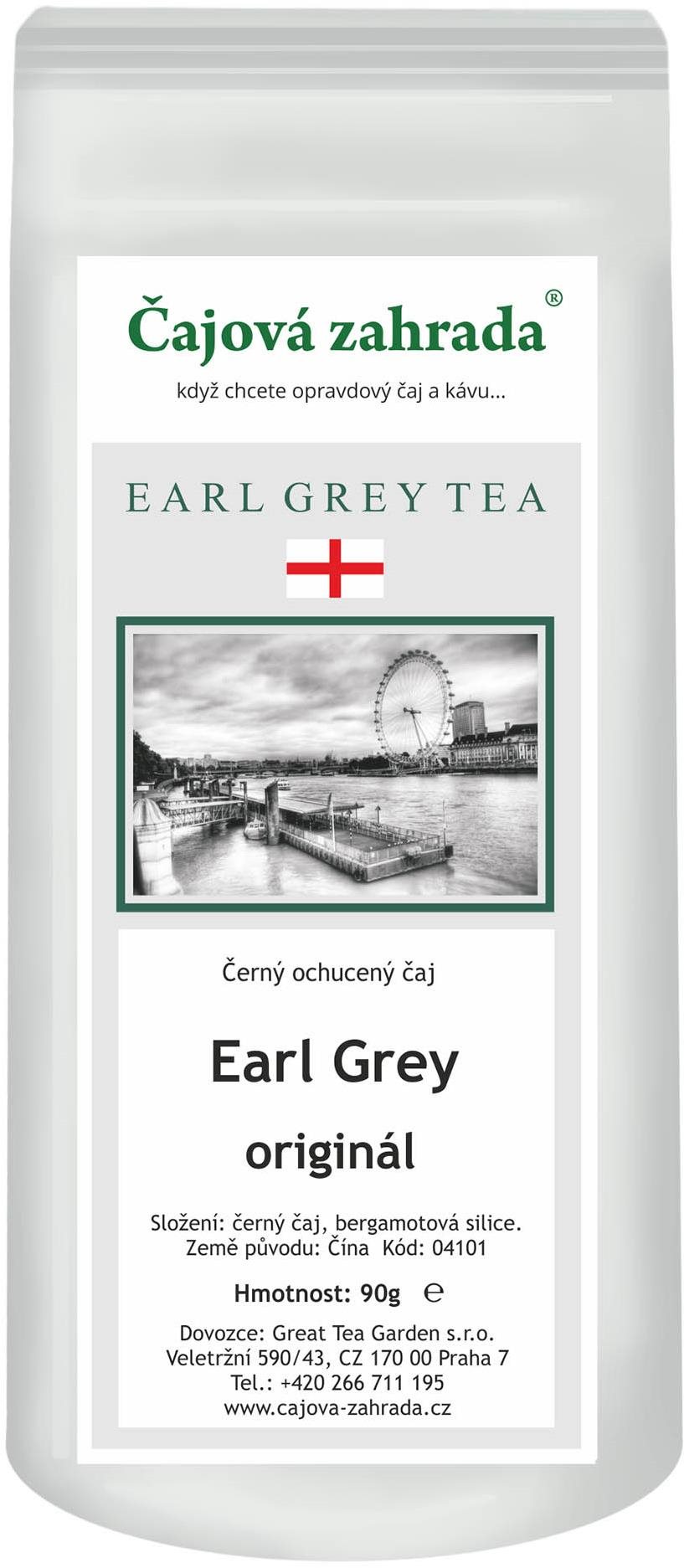 Čajová záhrada Earl Grey –  čierny ochutený čaj, 1000 g Čaj