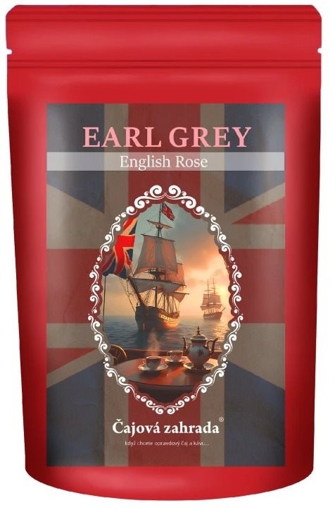 Čajová záhrada Earl Grey English Rose – čierny ochutený čaj, 500 g...