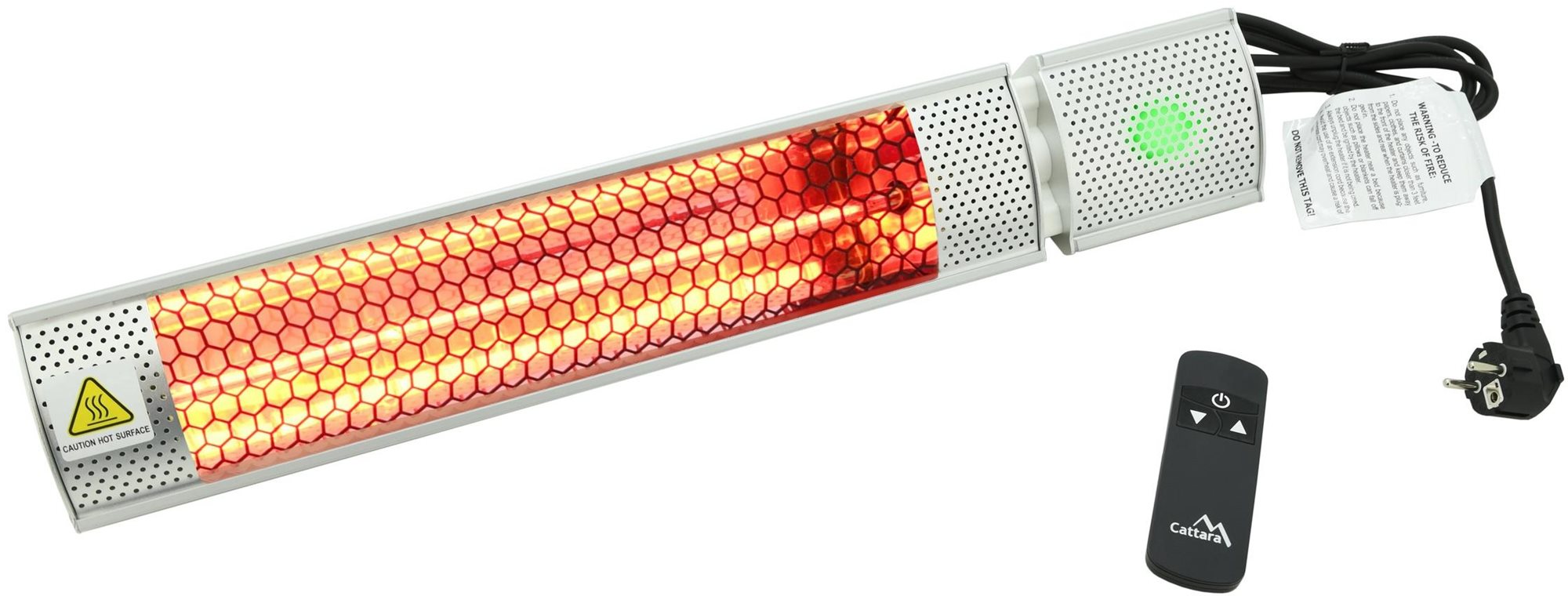 Cattara Infražiarič 2 000 W 230 V na stenu + diaľkové ovládanie...