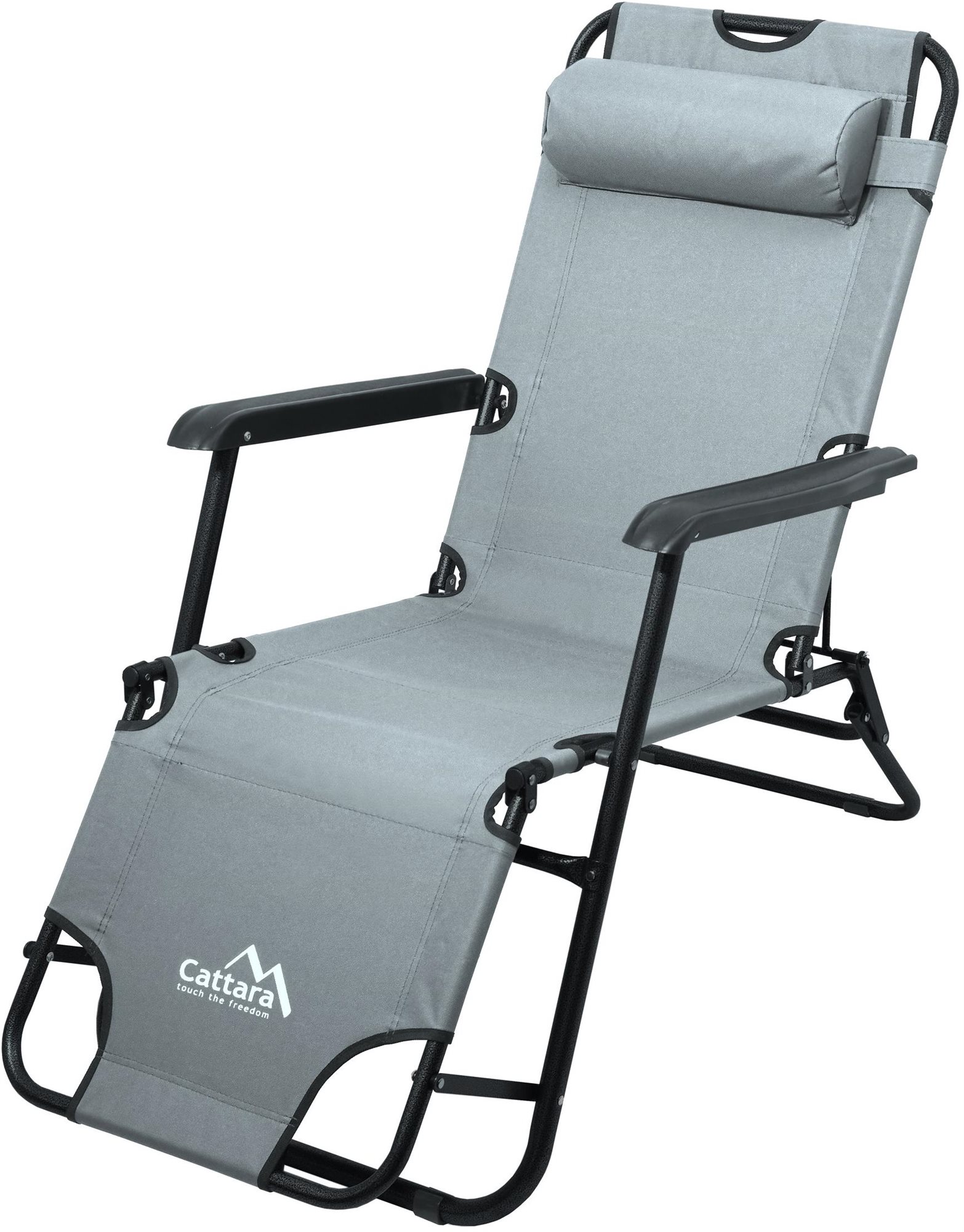 Cattara Lehátko/kreslo COMFORT sivé Záhradné kreslo
