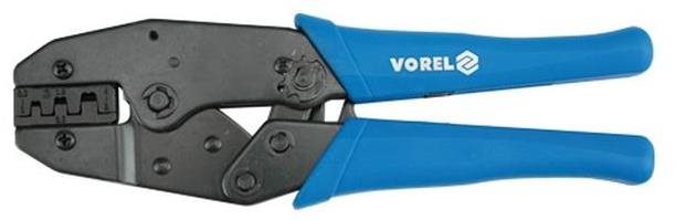VOREL Kliešte konektorové 220 mm Krimpovacie kliešte