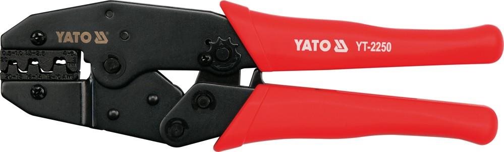 YATO Kliešte konektorové 220 mm, priemer 0,5 – 6 mm Krimpovacie...