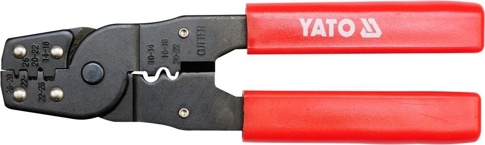 YATO Kliešte konektorové 180 mm ( YT-2256 ) Krimpovacie kliešte