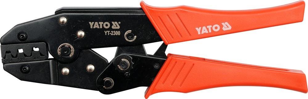 YATO Kliešte konektorové 230 mm, 20 – 18 (AWG), 0,5 – 6,00 mm2...