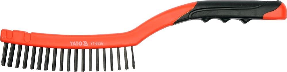 YATO kézi drótkefe 340 mm Kefe