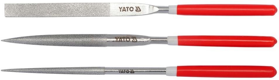 YATO Súprava pilníkov ihlových diamantových 5 × 180 mm 3 ks Sada